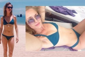 Yasemin Kay Allen'in mini bikinisi olay oldu