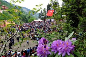 Bahar şenliğinden renkli görüntüler
