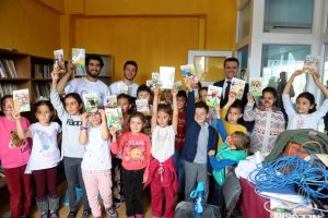 UEDAŞ'ın Bursa'daki yeni kütüphanesi oyunlarla açıldı