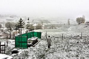 Mayıs ayında kar yağdı