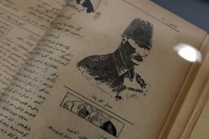 Ata'nın karikatürleri ilk kez sergilendi