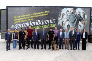 Narkotik eğitim TIR'ı Denizli'de