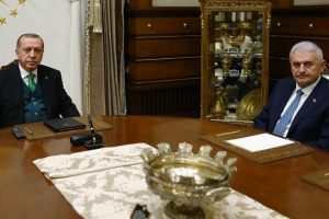 Cumhurbaşkanı Erdoğan, Başbakan Yıldırım'ı kabul etti