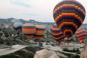 Kapadokya'da balon turları iptal edildi