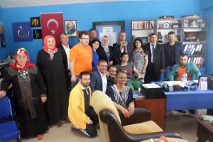 Bursa'da engelliler derneğine ziyaret