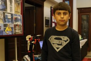 5. sınıf öğrencisinin robotu damga vurdu
