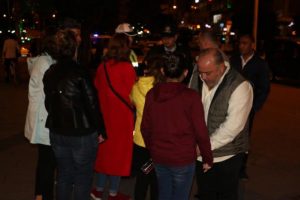Taraftarların attığı havai fişek çocuğu yaraladı