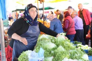 Kadın pazarcı, bağımsız milletvekili adayı oldu