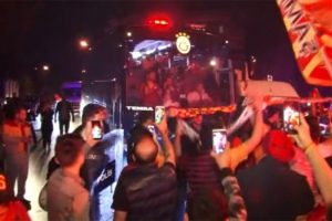 Galatasaray şampiyon gibi karşılandı