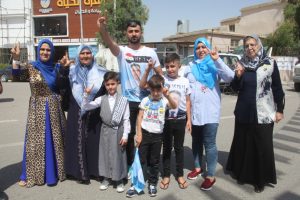 Kerkük'te Türkmenler ve Araplar sokaklarda
