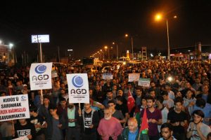 Adana'da Kudüs protestosu