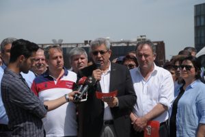CHP Bursa'dan Filistin protestosu!