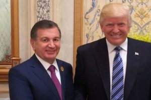 Trump, Özbekistan Cumhurbaşkanı Mirziyoyev ile görüştü