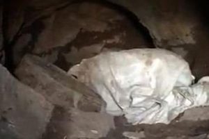 Hakurk'ta patlayıcı dolu mağara imha edildi