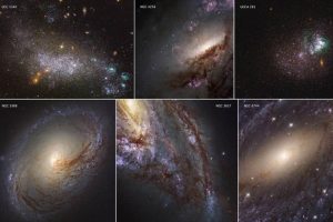 Hubble'in çektiği en yakın galaksilerin görüntüleri yayımlandı
