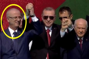Yenikapı mitingine o da katıldı