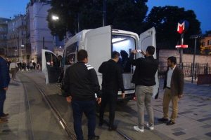 Dilenci ve hanutçu operasyonu!