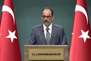 Kalın: Filistin sorununun çözümü işgalin bitmesine bağlı