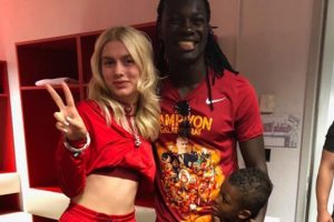 Aleyna Tilki ile Gomis buluştu