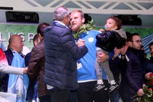 Erzurumspor'a muhteşem karşılama