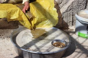 Dut pekmezi yapımına başlandı