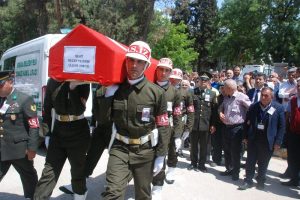 Terhisine 70 gün kala şehit olan asker son yolculuğuna uğurlanıyor
