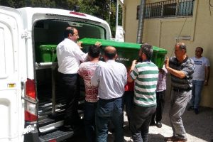 Oğlu tarafından öldürülen anne ve babanın cenazesi adli tıp kurumundan alındı