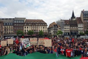 Strasbourg'dan Filistin'e destek