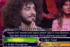Milyoner'de sevgilisi över övmez elendi!