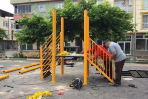 Bursa Gemlik'te park alanları iyileştiriliyor