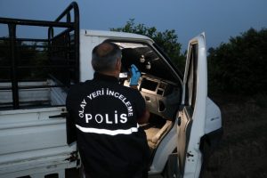 Polislerin kaza yapmasına neden oldu!