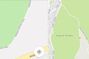 Google o hatayı düzeltti! Artık Atatürk Orman Yolu...