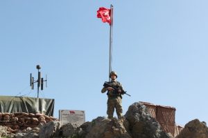 Irak sınırında kahramanlık anıtı yapıldı