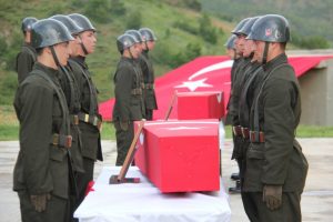 Şehit güvenlik korucular için tören düzenlendi