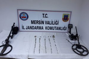 Mersin'de tarihi eser kaçakçısı yakalandı
