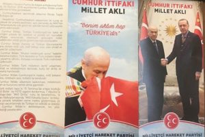 MHP'nin seçim broşüründe Bahçeli ve Erdoğan yan yana