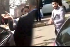 Polise tokat atan kişi galerici çıktı