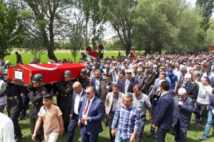 Şehit Uzman Çavuş Kolcu son yolculuğuna uğurlandı