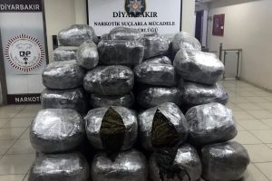 Diyarbakır'da 866 kilogram esrar ele geçirildi