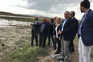 CHP heyetinden afetzedelere ziyaret