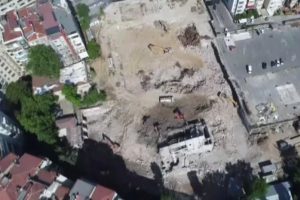 AKM'nin son durumu havadan görüntülendi