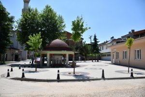 Bursa İnegöl'de Sultan Murat Camii çevresi yenilendi