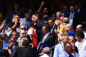 Yıldırım ve Koç seçimli genel kurula geldi