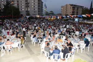 Bursa Nilüfer'de ramazan sofrası