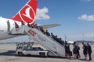 A Milli Futbol Takımı, Rusya'ya gitti