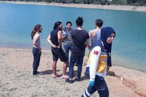 Gölete giren Suriyeli genç boğuldu