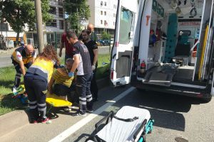 Bursa'da motosikletli yaşlı adam ölümden döndü