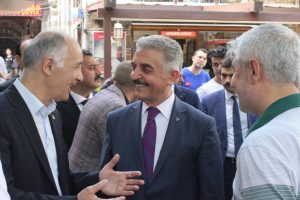 Büyükataman, Bursa'da esnaftan destek istedi