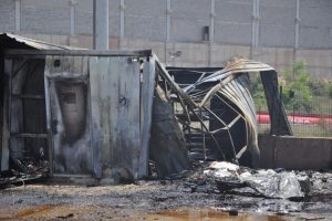 Bursa'da sunta fabrikasında işçilerin kaldığı konteynerde patlama