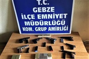 Silah ticareti operasyonu: 11 gözaltı